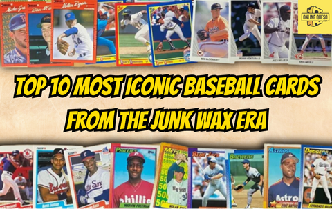 Top 10 Most Iconic Baseball Cards from the Junk Wax Era