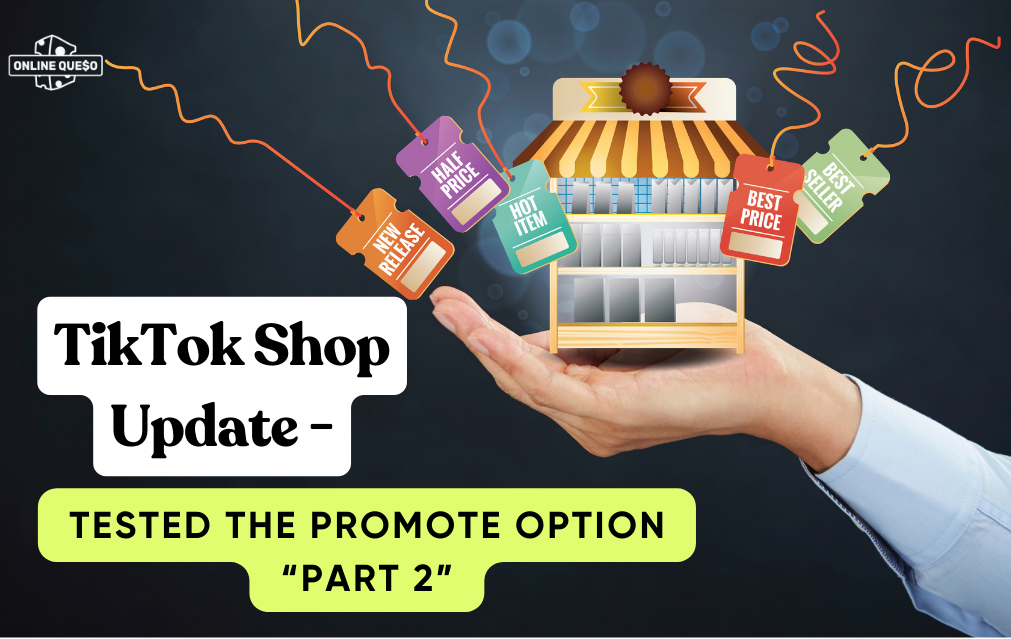 TikTok Shop Update - Tested the Promote option Part 2